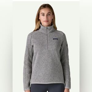 Patagonia Woman’s better sweater perma frost purple quarter zip size medium